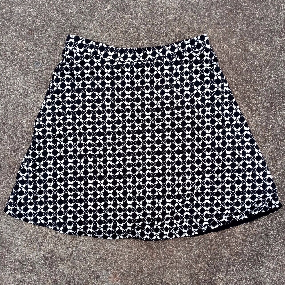 41 Hawthorn Abbie Black White Stretch Skirt - Women's Size Medium